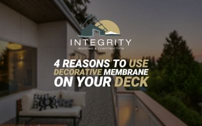 4 Reasons To Use Decorative Membrane On Your Deck